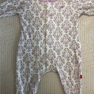 Magnetic Me Lavender Floral Kids Footie